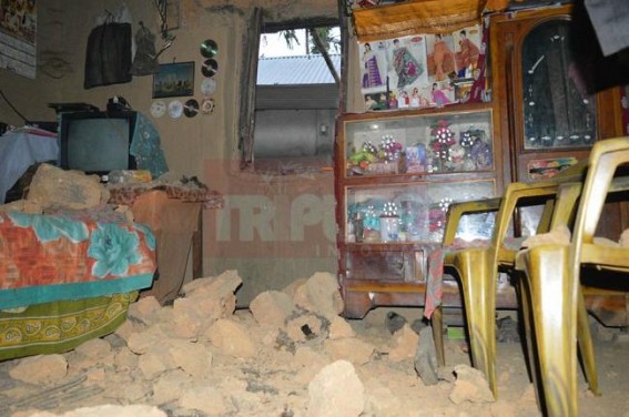 Quake-Tension still prevails in Tripura on Wednesday 